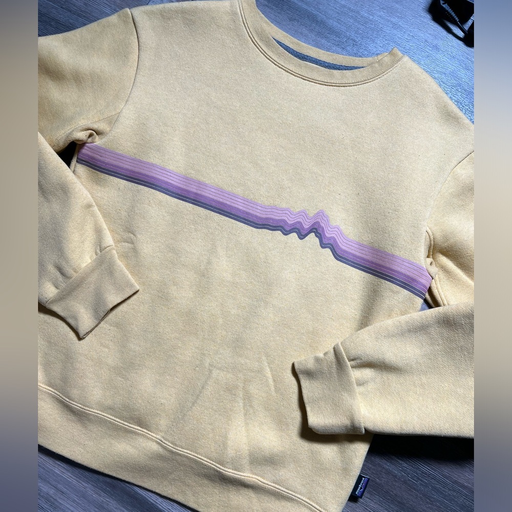 Patagonia‎ Vintage Uprisal Crew Yellow Sweater- XS